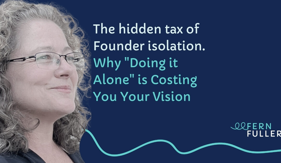 The hidden tax of Founder isolation.